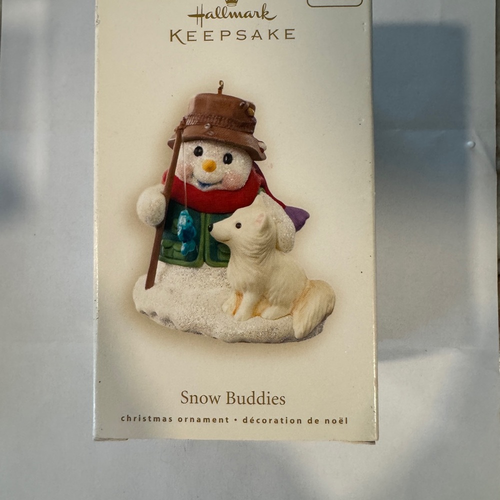 Hallmark Snow Buddies Ornament Series dates 2008 NIB